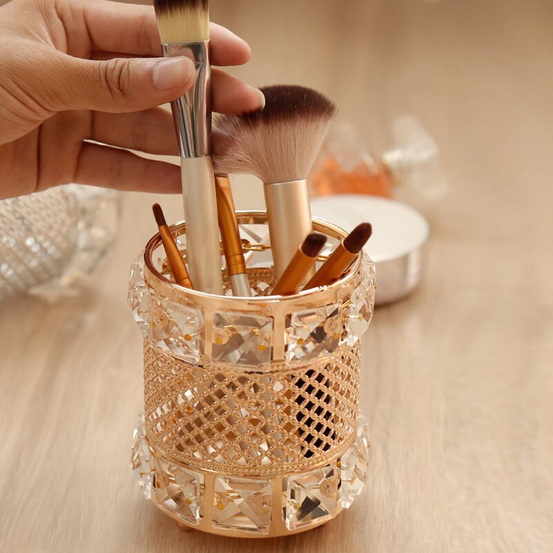 Europe Crystal meigipintsli pliiatsihoidik Hoiutoru Ehted Huulepulk Kulmupliiats Meigihoidik Kosmeetilised meigikaunistused