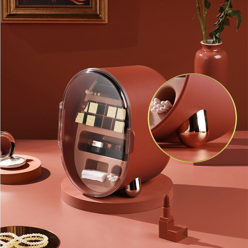 2022 New Creative Lipstick Holter Makeup Organizer Cosmetic Storage Box Μολύβι φρυδιών Lip Gloss Container Επιτραπέζια βάση οθόνης