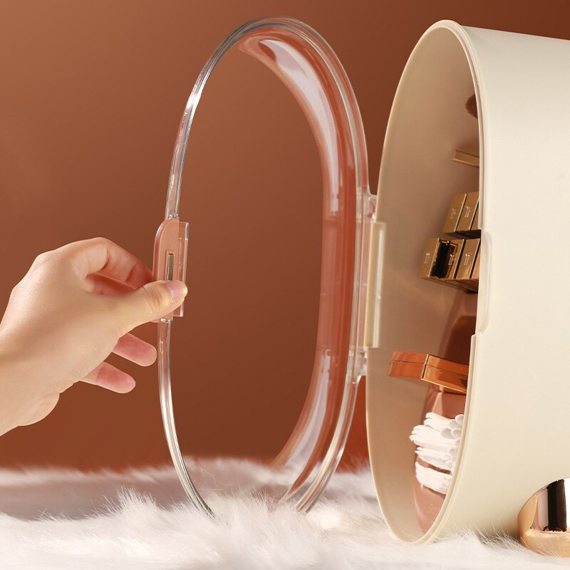 2022 New Creative Lipstick Holter Makeup Organizer Cosmetic Storage Box Μολύβι φρυδιών Lip Gloss Container Επιτραπέζια βάση οθόνης