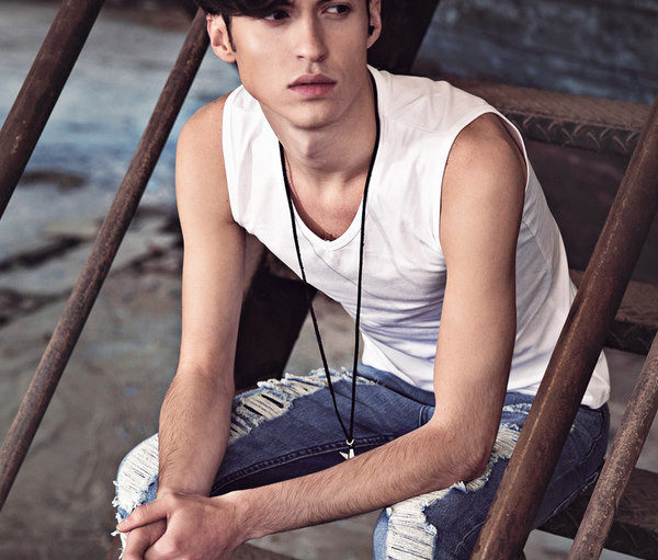 Puhta mudeliga meeste sportlik tanktop