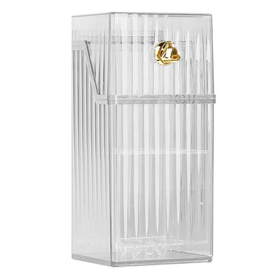 Depozitare cosmetice din plastic Suport de depozitare multifuncțional pentru produse cosmetice Cutie cosmetică portabilă de blat rezistentă la praf pentru masă de toaletă