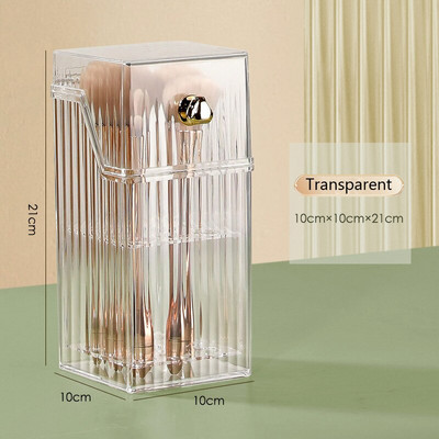 Μόδα πλαστική βάση για πινέλο μακιγιάζ Organizer κραγιόν Θήκη για μολύβι φρυδιών Organizer μακιγιάζ Desktop Cosmetic Storage Box