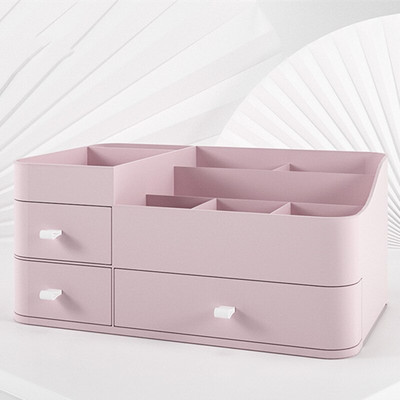 Organizator šminke Kućna radna površina Ladica Stalak za pohranu Kutija za pohranu kozmetike za njegu kože Plastična kutija Jednostavna kućanska