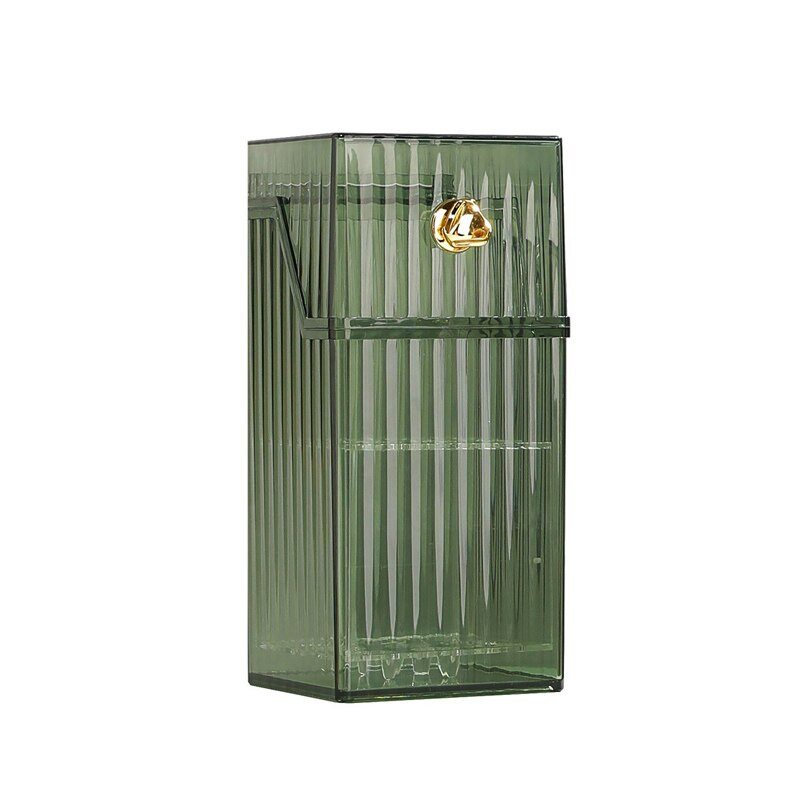 Suport pentru perie de machiaj din plastic la modă, organizator pentru ruj, pentru sprâncene, pentru creion, organizator pentru machiaj, cutie de depozitare pentru cosmetice de birou