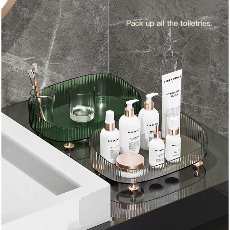 Organizator de machiaj Recipient de bijuterii Carcasă de machiaj Suport din plastic pentru perie de machiaj Organizatoare de birou Cutii pentru cutie de depozitare cosmetice Raft