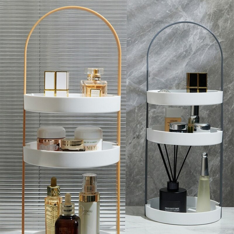 Cutie de depozitare cosmetice Organizator de machiaj Multi-strat detașabil de birou Produse de îngrijire a pielii Suport de depozitare bijuterii Depozitare frumusețe