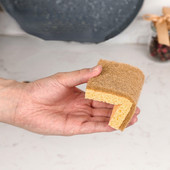 Looduslik taimne puhastuskäsn, palmikiust nõudepesumasin Köögiesemete puhastusvahend, kriimudeta, kompostitavad kahepoolsed käsnad