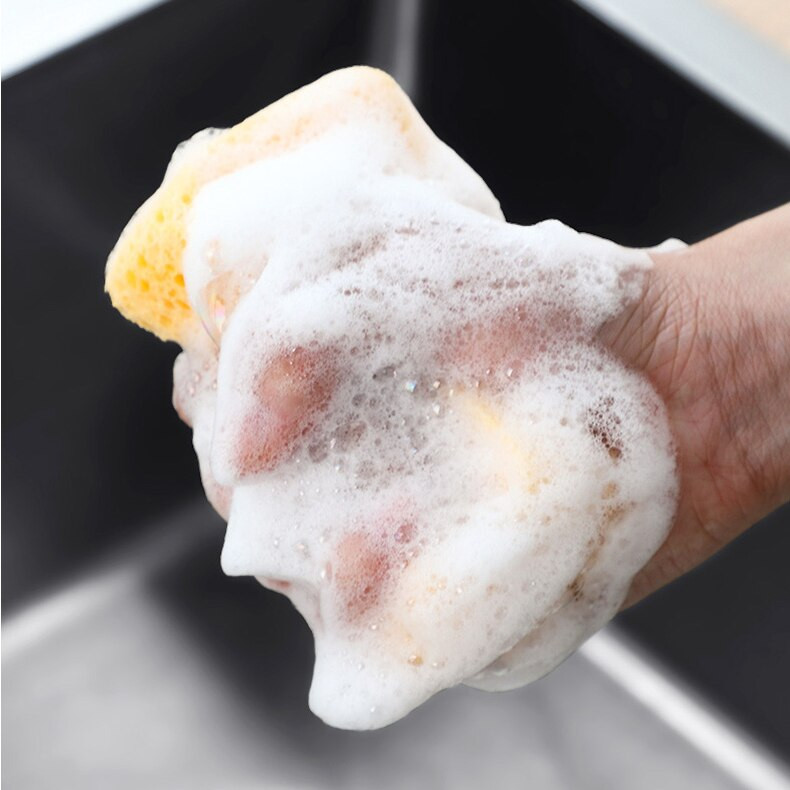 Looduslik taimne puhastuskäsn, palmikiust nõudepesumasin Köögiesemete puhastusvahend, kriimudeta, kompostitavad kahepoolsed käsnad