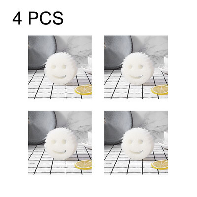 4 ΤΕΜ. Creativity Magic Σφουγγάρι Πιάτων Οικιακή Κουζίνα Μπάνιο Migic Cleaning Wipe Ισχυρό σφουγγάρι καθαρισμού Θαυματουργό σφουγγάρι