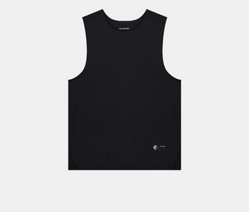 Ανδρικό αθλητικό φανελάκι με οβάλ λαιμόκοψη και λογότυπο