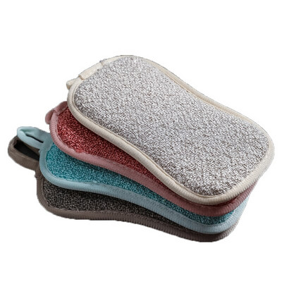 4 τμχ Μαξιλαράκι καθαρισμού διπλής όψης μαγικό σφουγγάρι πιάτων καθαρισμού Επαναχρησιμοποιήσιμο πανί σκουπίζοντας πανί κουζίνας Αξεσουάρ πλυντηρίου πιάτων