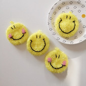 Korea Cute Yellow Smiley Σφουγγάρι Πιάτων Καθαρισμός Πετσέτες Πιάτων Απολύμανση Μη λιπαρό Μαξιλάρι καθαρισμού