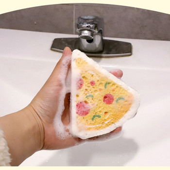 4Pcs Creativity Magic Dishwashing Sponge Household Kitchen Bathroom Migic Cleaning Wipe Strong Cute Scruing Pad Miracle Sponge