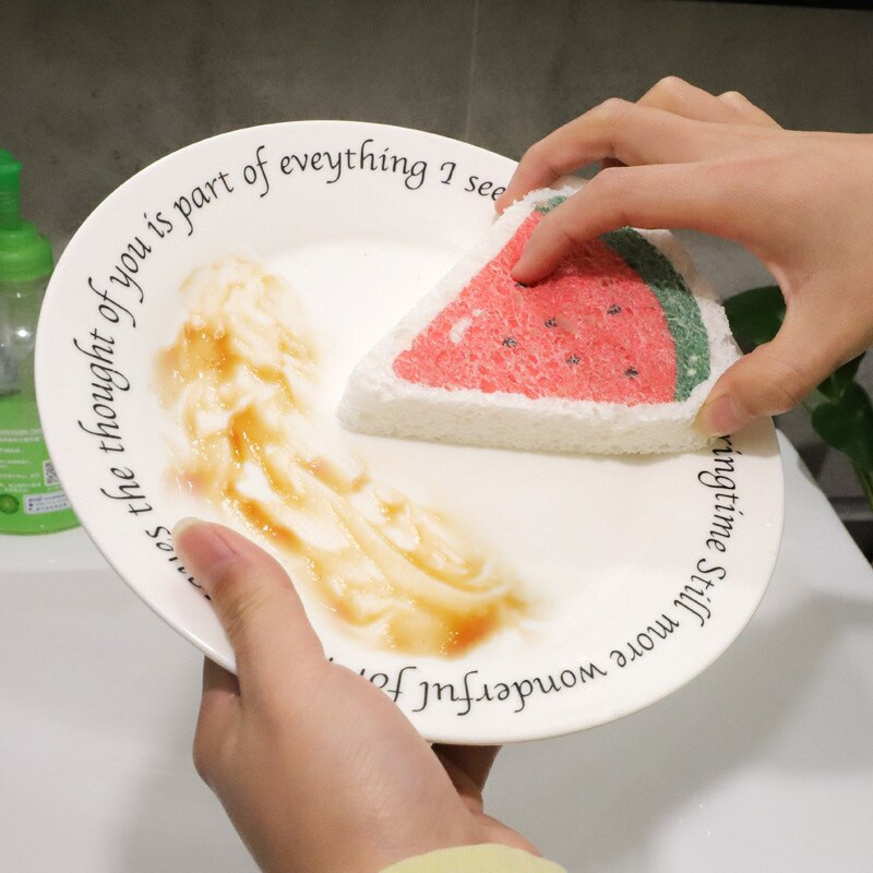 4 bucăți creativitate magic burete de spălat vase de uz casnic bucătărie baie șervețele de curățare migic tamp drăguț tamp de curățat burete miraculos