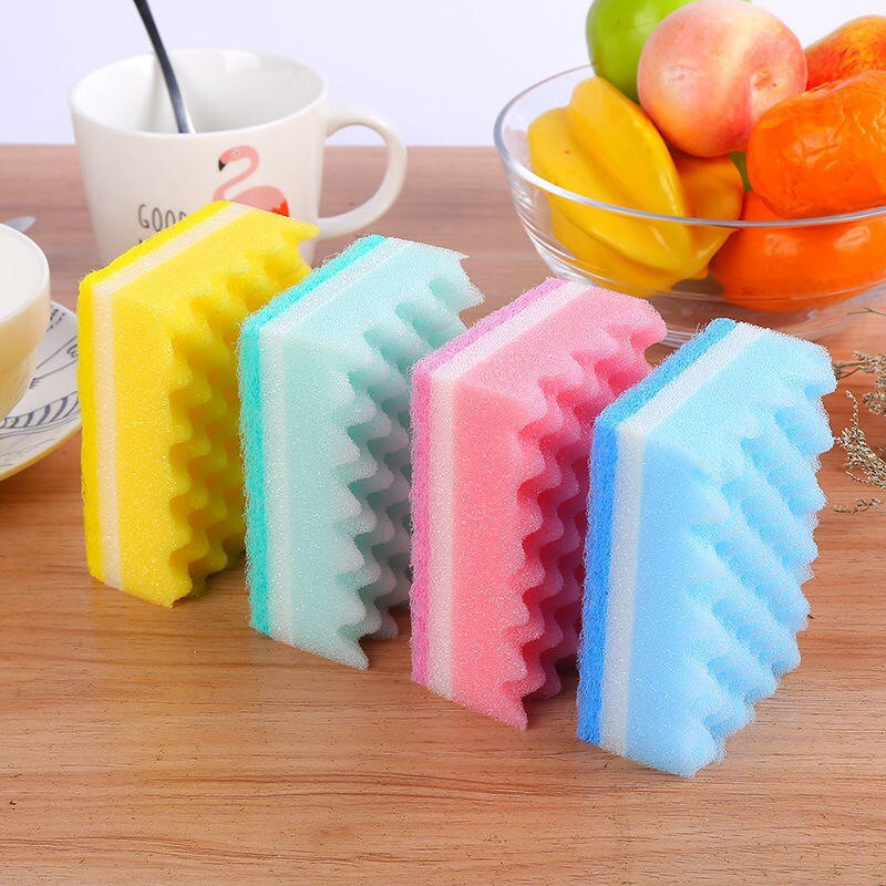 Posuđe za kuhinju Pranje posuđa Setovi gadgeta Jastučić za ribanje Spužva Alati za čišćenje posuđa Višekratna upotreba Oprema za kućanstvo