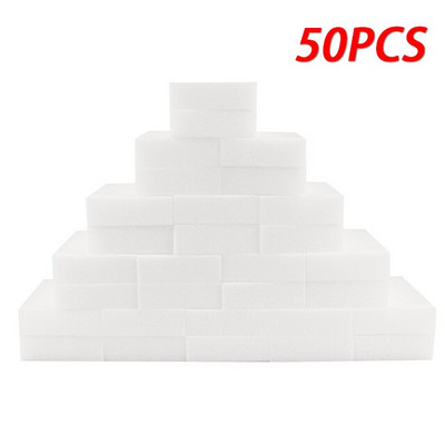 50 Pack Extra Thick Magic Cleaning Pads - Eraser Sponge for All Απλά προσθέστε νερό για να σβήσετε όλη τη βρωμιά - μελαμίνη - Universal Cleaner