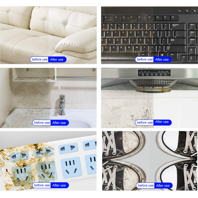 50 Pack Extra Thick Magic Cleaning Pads - Eraser Sponge for All Απλά προσθέστε νερό για να σβήσετε όλη τη βρωμιά - μελαμίνη - Universal Cleaner