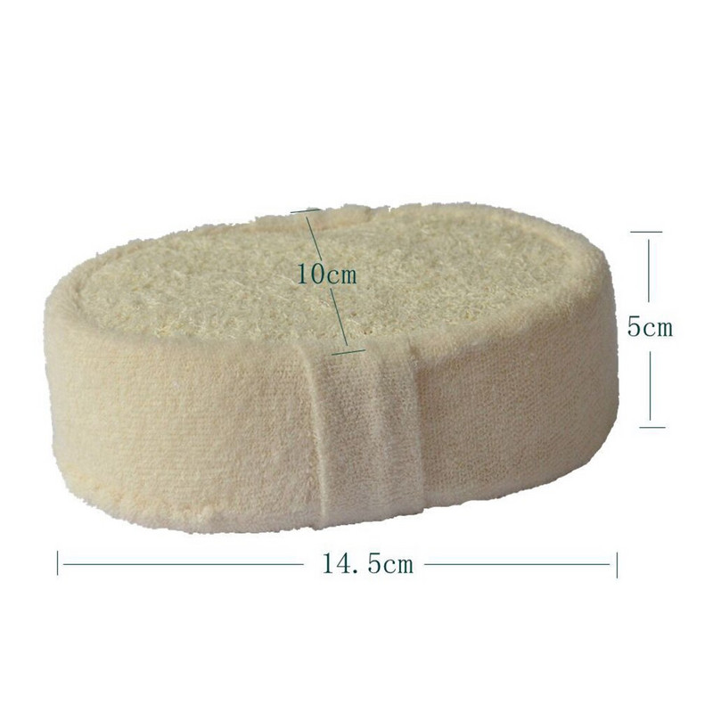 Φυσική λούφα με σφουγγάρι μπάνιου ντους Φιλικό προς το περιβάλλον Τρίψιμο μπάνιου ντους πλύσης Σφουγγάρι σώματος Ανθεκτικό υγιές πινέλο μασάζ