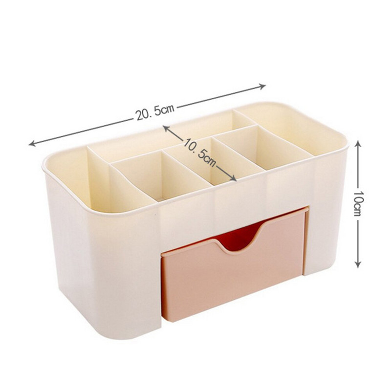 Organizatori za šminku u 3 boje Kutija za pohranu Plastične ladice za kozmetiku Kutija za izlaganje nakita Kutija Stolni spremnik za šminku Organizator Kutije