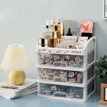 Υπνοδωμάτιο Organizers Μεγάλη χωρητικότητας Cosmetic Storage Box Μακιγιάζ Συρτάρι Organizer Δοχείο μακιγιάζ Desktop Sundries Storage Box