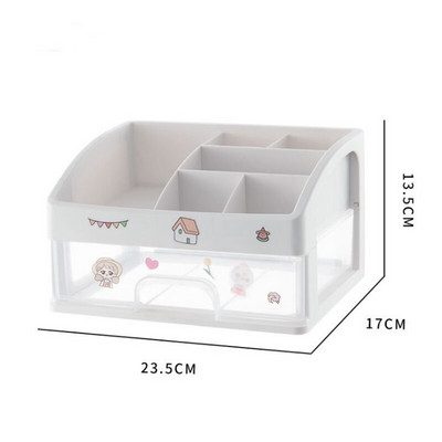 Υπνοδωμάτιο Organizers Μεγάλη χωρητικότητας Cosmetic Storage Box Μακιγιάζ Συρτάρι Organizer Δοχείο μακιγιάζ Desktop Sundries Storage Box