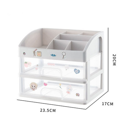 Υπνοδωμάτιο Organizers Μεγάλη χωρητικότητας Cosmetic Storage Box Μακιγιάζ Συρτάρι Organizer Δοχείο μακιγιάζ Desktop Sundries Storage Box