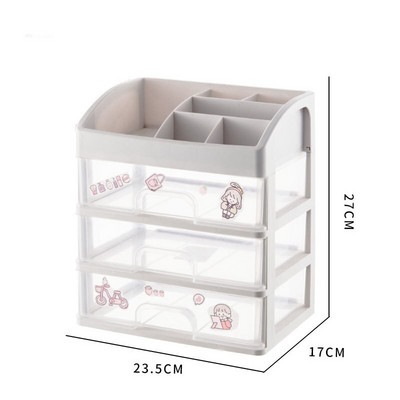 Υπνοδωμάτιο Organizers Μεγάλη χωρητικότητας Cosmetic Storage Box Μακιγιάζ Συρτάρι Organizer Δοχείο μακιγιάζ Desktop Sundries Storage Box
