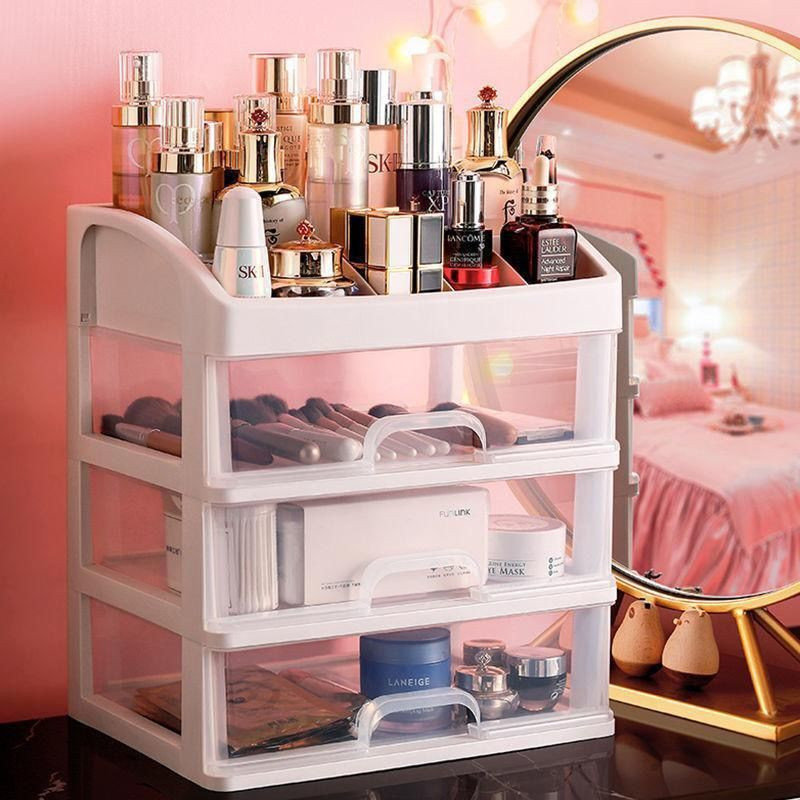 Υπνοδωμάτιο Organizers Μεγάλη χωρητικότητας Cosmetic Storage Box Μακιγιάζ Συρτάρι Organizer Δοχείο μακιγιάζ Desktop Sundries Storage Box
