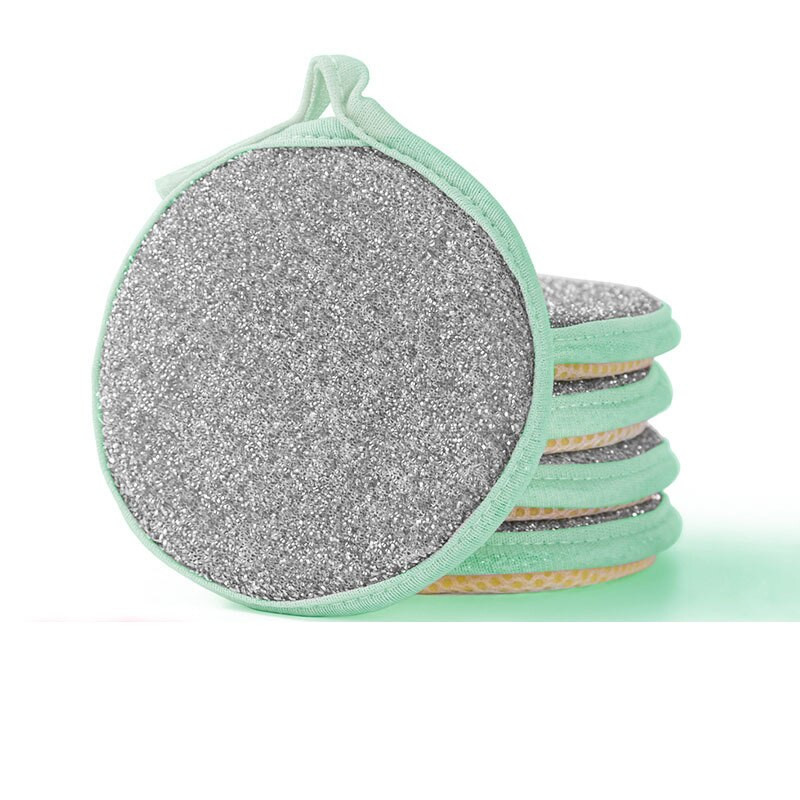 5Pcs/set dvostrana spužva za pranje posuđa lonac spužve za pranje posuđa Alati za čišćenje u kućanstvu Kuhinjsko posuđe Četka za pranje posuđa