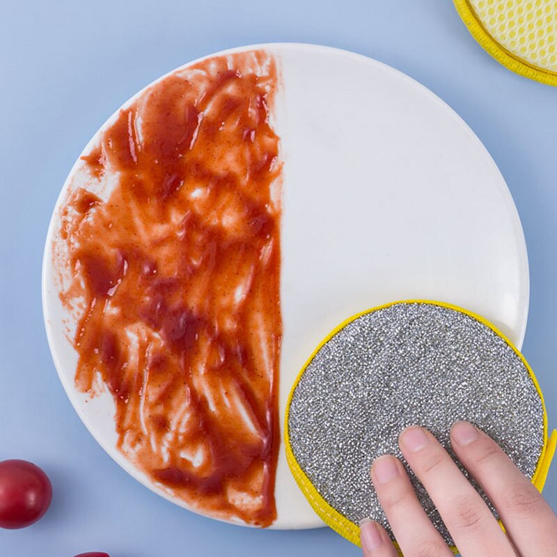 5Pcs/set dvostrana spužva za pranje posuđa lonac spužve za pranje posuđa Alati za čišćenje u kućanstvu Kuhinjsko posuđe Četka za pranje posuđa