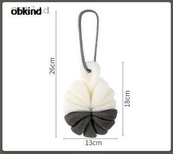 obkind Οικιακό υπέροχο μπαλάκι αφρόλουτρου μεγάλου μεγέθους υπέροχο μπάνιο με μπάλα μπάνιο λουλούδι προϊόντα μπάνιου με μπάλα τρίψιμο πίσω όχι διάσπαρτο μπάνιο