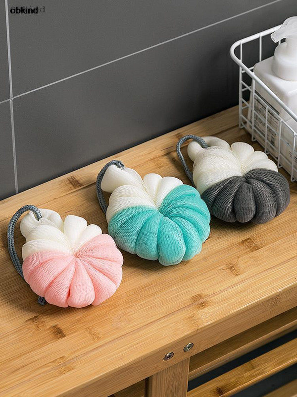 obkind Οικιακό υπέροχο μπαλάκι αφρόλουτρου μεγάλου μεγέθους υπέροχο μπάνιο με μπάλα μπάνιο λουλούδι προϊόντα μπάνιου με μπάλα τρίψιμο πίσω όχι διάσπαρτο μπάνιο