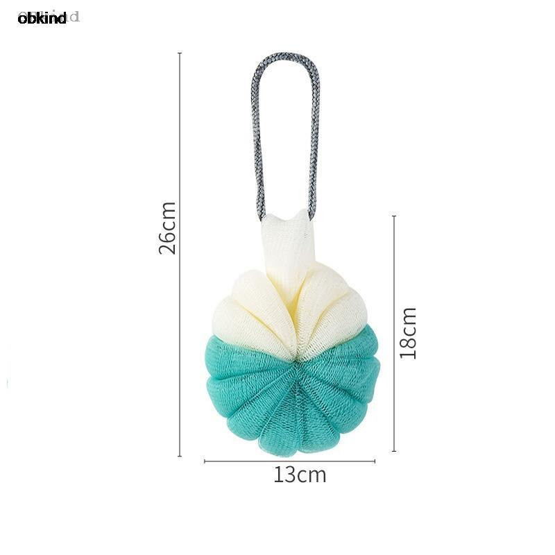 obkind Οικιακό υπέροχο μπαλάκι αφρόλουτρου μεγάλου μεγέθους υπέροχο μπάνιο με μπάλα μπάνιο λουλούδι προϊόντα μπάνιου με μπάλα τρίψιμο πίσω όχι διάσπαρτο μπάνιο