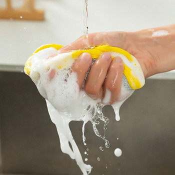 Thicken 2,5cm Double Sides Cleaning Sponge Pan Pot Dish Clean Sponge Εργαλεία οικιακού καθαρισμού Βούρτσες πλυσίματος πιάτων