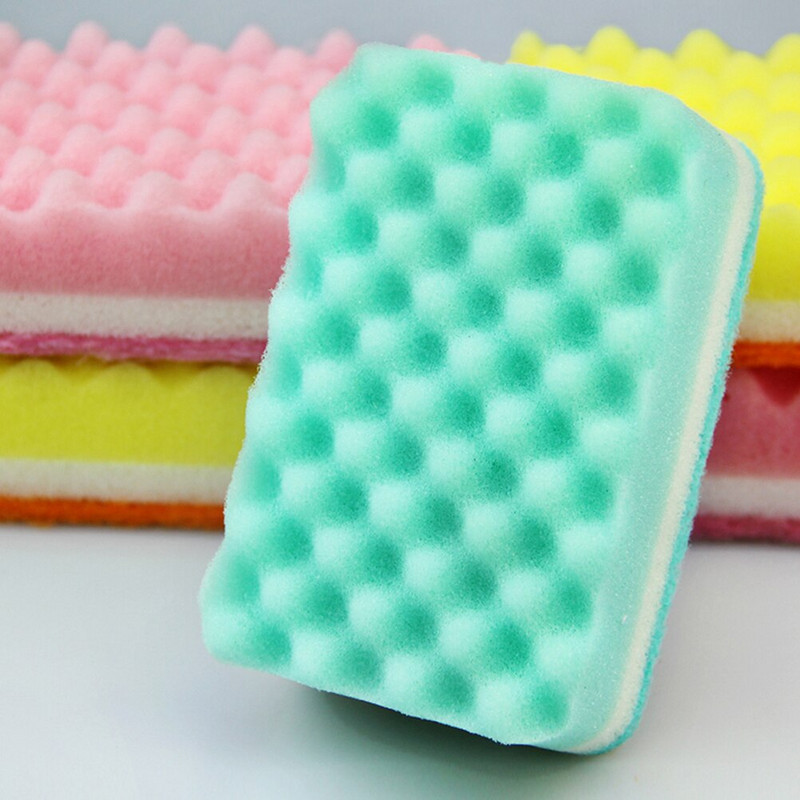 10 τμχ Σφουγγάρια καθαρισμού πολλαπλών χρήσεων μικρού κυμάτων υψηλής πυκνότητας σφουγγάρια χωρίς γρατσουνιές για τρίψιμο πιάτων σφουγγάρια Χρήση για κουζίνες Μπάνιο