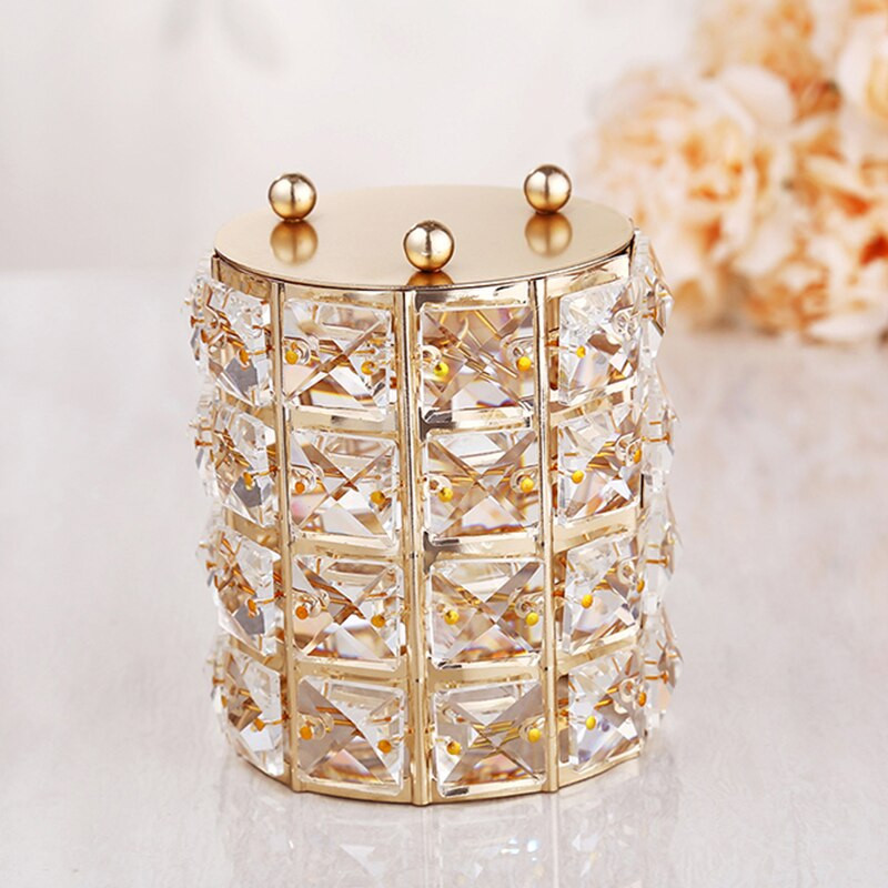 Κρυστάλλινο κουτί αποθήκευσης καλλυντικών θήκη για πινέλο μακιγιάζ σωλήνας αποθήκευσης κοσμήματα κραγιόν φρυδιών μολύβι μακιγιάζ κουτί αποθήκευσης