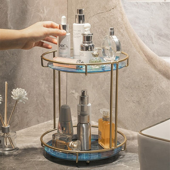 Поставка за съхранение Органайзер за скандинавски грим Органайзер за козметика Настолна тоалетка Продукт за грижа за кожата Парфюм Поставка за витрини за червило