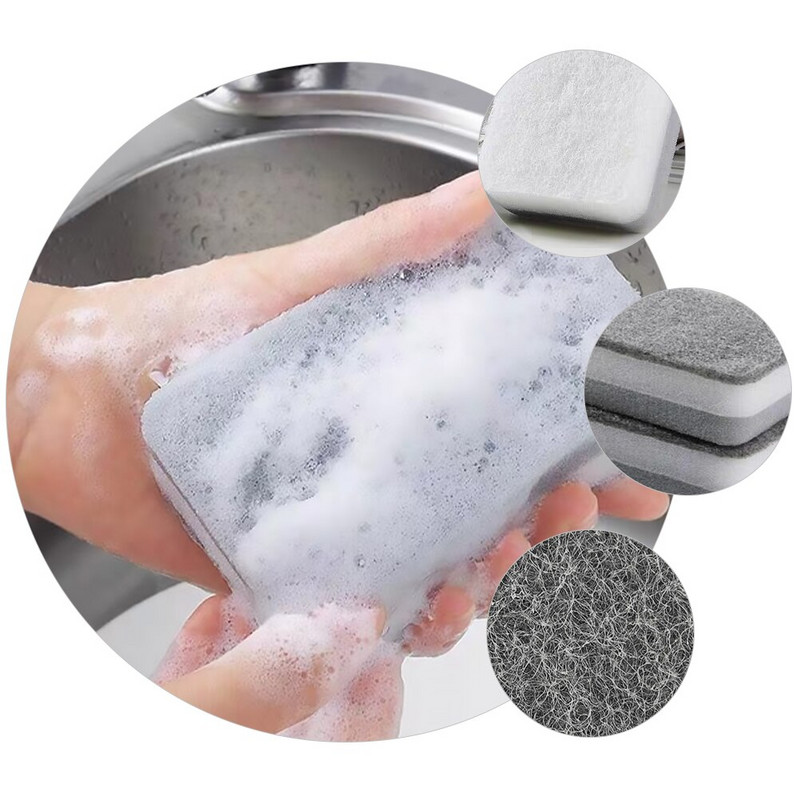 Burete de curățare vase de spălat Bureți de spălat bucatarie tampoane de spălat vase de spălat perie de spălat fără zgârieturi Spalarea de vase baie
