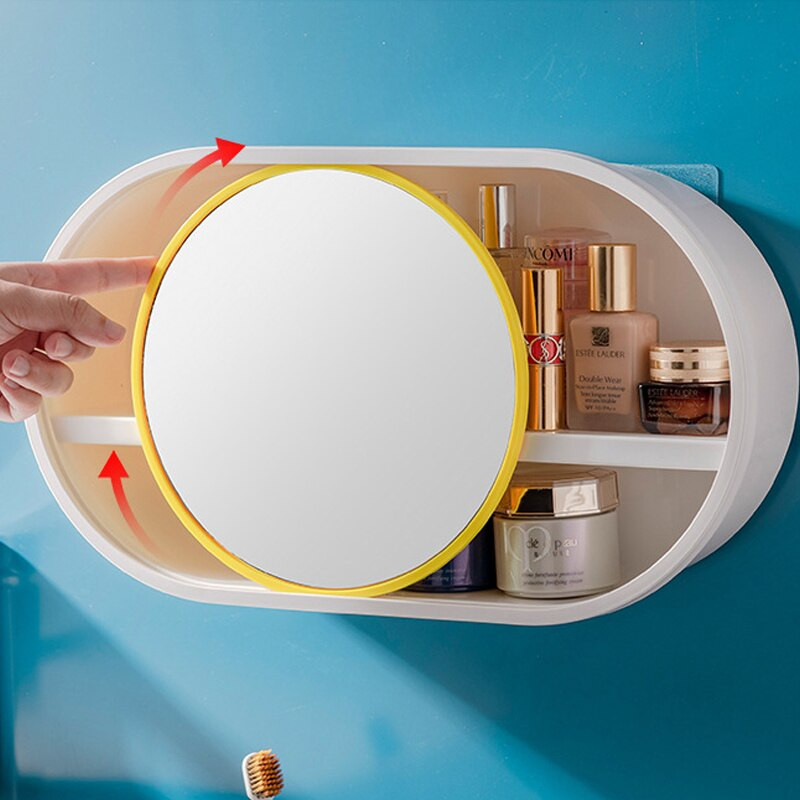 Kosmeetikatoodete hoiukarp peegliga meigiga Peegli hoiukarp Ehted Kaasaskantav sahtel Nahahooldus ehted Tooted Korraldaja