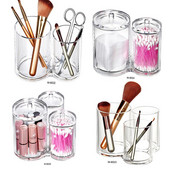 Ακρυλική θήκη για στυλό φρυδιών Διαφανές κουτί αποθήκευσης καλλυντικών Pendientes Organizers For Dresser Ενσωματωμένος οργανωτής βερνικιού νυχιών