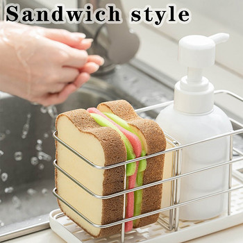 Σάντουιτς Σάντουιτς Σφουγγάρι Σχήμα ψωμιού Βούρτσα Σκουπίσματος Κατσαρόλας Μελανίνη Υλικά Οικιακής Καθαριότητας Καθαριστικό Αξεσουάρ κουζίνας Εργαλεία