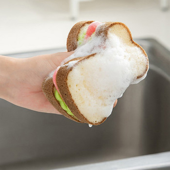 Σάντουιτς Σάντουιτς Σφουγγάρι Σχήμα ψωμιού Βούρτσα Σκουπίσματος Κατσαρόλας Μελανίνη Υλικά Οικιακής Καθαριότητας Καθαριστικό Αξεσουάρ κουζίνας Εργαλεία