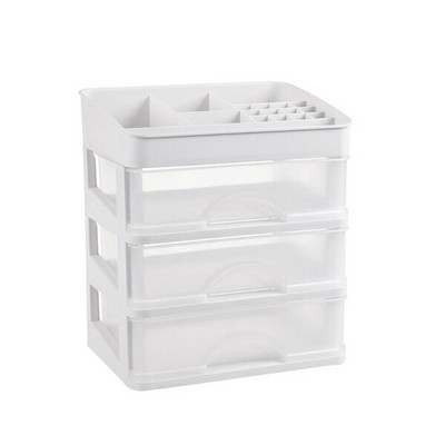 Οργάνωση μακιγιάζ μπάνιου Γυναικεία καλλυντικά Κουτί αποθήκευσης Επιτραπέζιου συρταριού Συρτάρι πολλαπλών στρώσεων κοσμήματα Δοχείο αξεσουάρ για κραγιόν