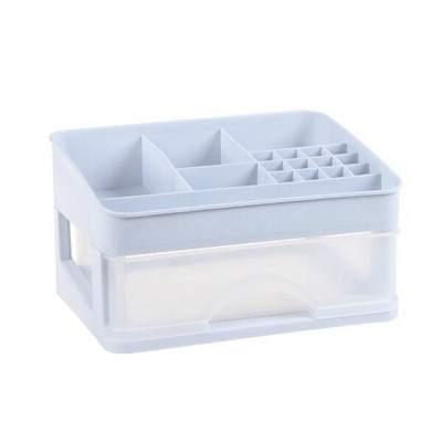 Οργάνωση μακιγιάζ μπάνιου Γυναικεία καλλυντικά Κουτί αποθήκευσης Επιτραπέζιου συρταριού Συρτάρι πολλαπλών στρώσεων κοσμήματα Δοχείο αξεσουάρ για κραγιόν