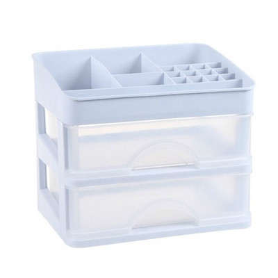 Οργάνωση μακιγιάζ μπάνιου Γυναικεία καλλυντικά Κουτί αποθήκευσης Επιτραπέζιου συρταριού Συρτάρι πολλαπλών στρώσεων κοσμήματα Δοχείο αξεσουάρ για κραγιόν