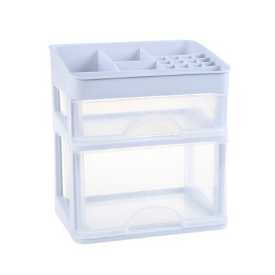 Οργάνωση μακιγιάζ μπάνιου Γυναικεία καλλυντικά Κουτί αποθήκευσης Επιτραπέζιου συρταριού Συρτάρι πολλαπλών στρώσεων κοσμήματα Δοχείο αξεσουάρ για κραγιόν