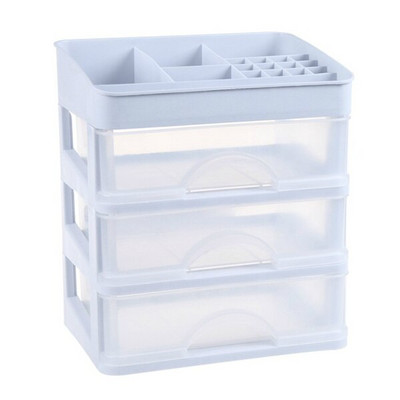 Οργάνωση μακιγιάζ μπάνιου Γυναικεία καλλυντικά Κουτί αποθήκευσης Επιτραπέζιου συρταριού Συρτάρι πολλαπλών στρώσεων κοσμήματα Δοχείο αξεσουάρ για κραγιόν