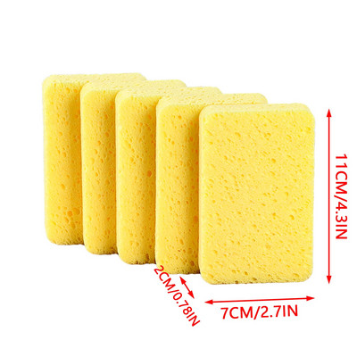 Pulpă de lemn Burete pentru spălat vase tigaie vase spălat vase bureți comprimați unelte pentru curățarea gospodăriei veselă de bucătărie perie de spălat vase