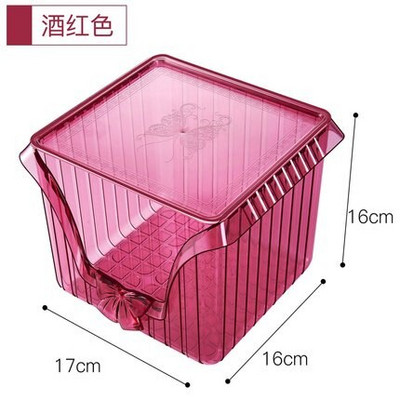 Prozirna kutija za pohranu kozmetike Stolni artefakt Maska za spavaonicu Kupaonica Stalci za njegu kože Veliki držač za organizaciju