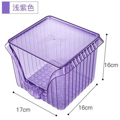 Prozirna kutija za pohranu kozmetike Stolni artefakt Maska za spavaonicu Kupaonica Stalci za njegu kože Veliki držač za organizaciju
